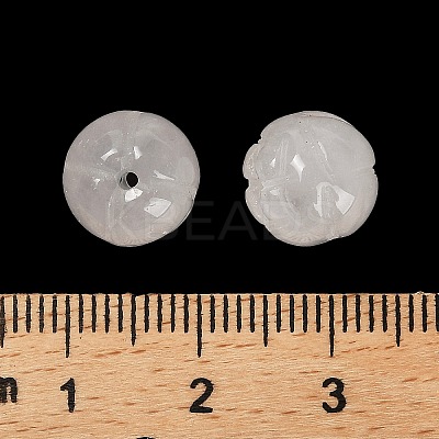 Natural Jade Carved Beads G-K349-01A-1