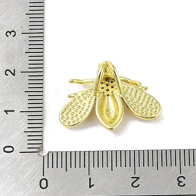 Brass Micro Pave Cubic Zirconia Pendants KK-E111-15G-1