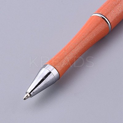 Plastic Beadable Pens AJEW-L082-A09-1