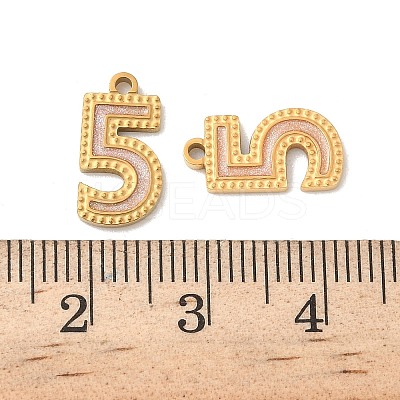 304 Stainless Steel Enamel Pendants STAS-I351-20G-5-1