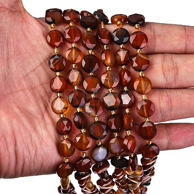 Natural Agate(Dyed & Heated) Beads Strands G-C116-A149-01-1