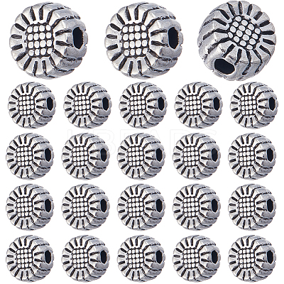 200Pcs Tibetan Style Alloy Beads PALLOY-SC0004-20AS-1