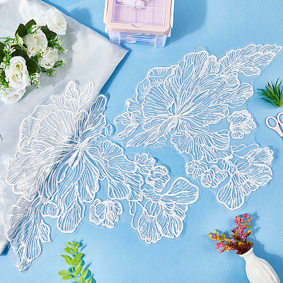 Lace Embroidery Sewing Fiber DIY-WH20066-005B-1