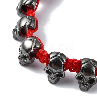 Adjustable Alloy Braided Beads Bracelets BJEW-JB10915-1