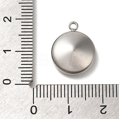 304 Stainless Steel Pendant Cabochon Settings X-STAS-I310-28P-1