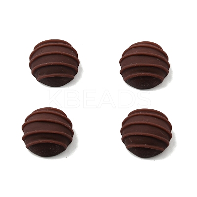 Imitation Food Resin Cabochons RESI-WH0035-18C-A02-1