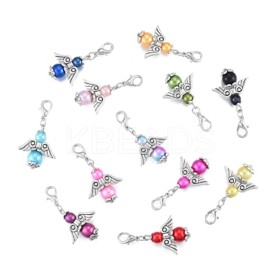 Alloy Angel Pendant Decoration KEYC-B014-04-1
