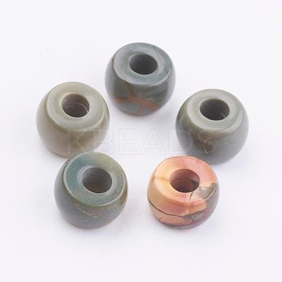 Natural Polychrome Jasper/Picasso Stone/Picasso Jasper Beads G-K216-04A-1