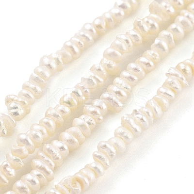 Natural Keshi Pearl Cultured Freshwater Pearl Beads Strands PEAR-C003-38-1