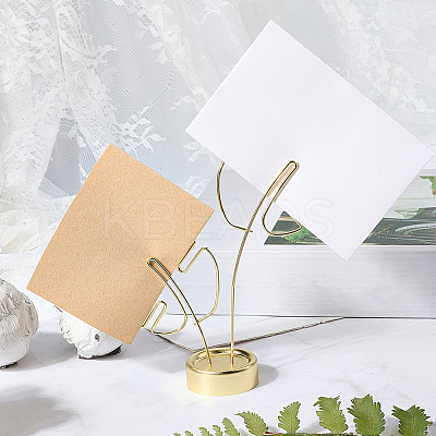 201 Stainless Steel Name Card Holder AJEW-WH20060-67G-1