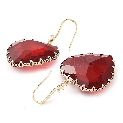 Glass Heart Dangle Earrings EJEW-Q800-19B-KCG-1