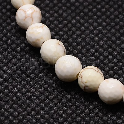 Natural Magnesite Beads Strands TURQ-L017-3mm-02A-1