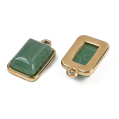 Natural Green Aventurine Pendants LS-STAS-K291-04G-05-1