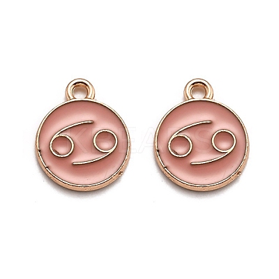 Alloy Enamel Pendants ENAM-S124-01B-11D-1
