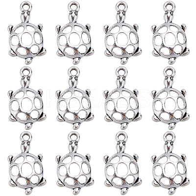 100Pcs Tibetan Style Zinc Alloy Pendants FIND-SC0007-15-1