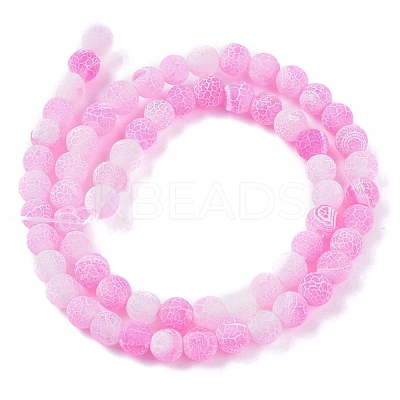 Natural Weathered Agate Beads Strands X-G-L534-06-6mm-1