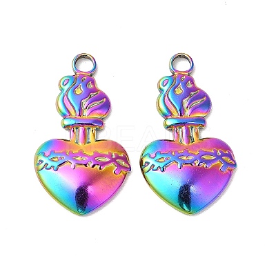Ion Plating(IP) 304 Stainless Steel Pendants STAS-L268-023MC-1