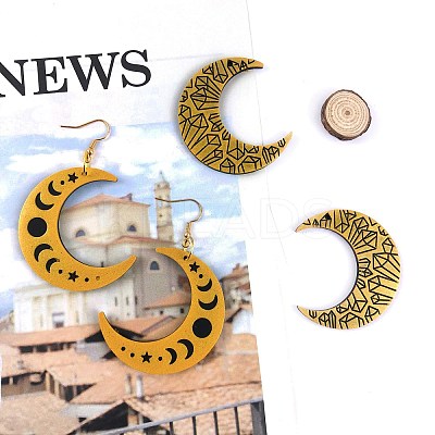 DIY Moon Pendant Silicone Molds DIY-A044-01B-1