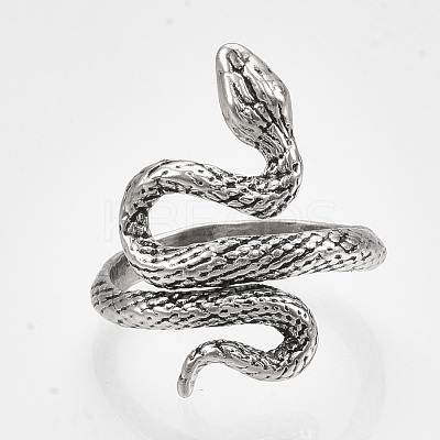 Alloy Cuff Finger Rings RJEW-S038-192B-1