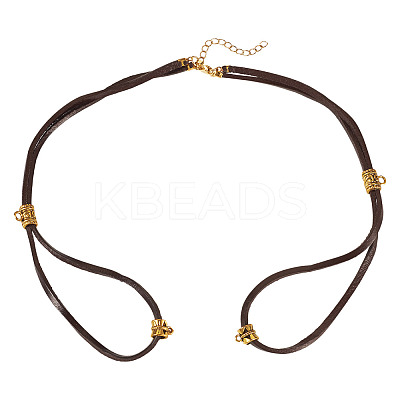 3Pcs Cowhide Leather Cord Double Layer Necklace Making AJEW-TA0002-77B-1
