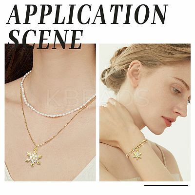 16Pcs 4 Styles Christmas Rack Plating Brass Pendants KK-SC0006-97-1