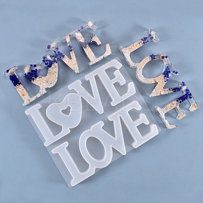 Valentine's Day Word Love Silicone Molds LS-DIY-K017-18-1