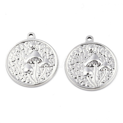 Non-Tarnish 201 Stainless Steel Pendants STAS-N098-143P-1