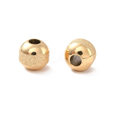 Ion Plating(IP) Textured 304 Stainless Steel Beads STAS-P306-01B-G-1