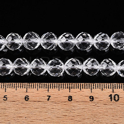 Natural Quartz Crystal Beads Strands G-S345-8mm-35-1