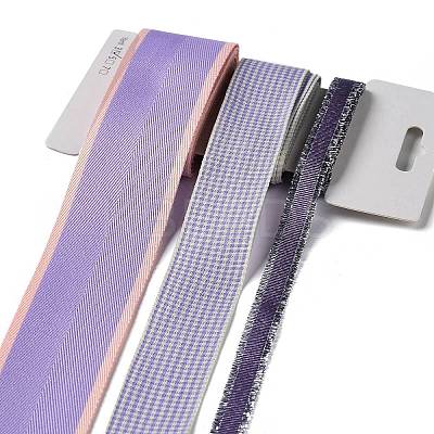 9 Yards 3 Styles Polyester Ribbon SRIB-C002-07C-1