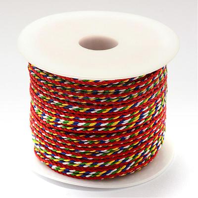 Decorative Braided Nylon Cord NWIR-R028-3.0mm-01-1
