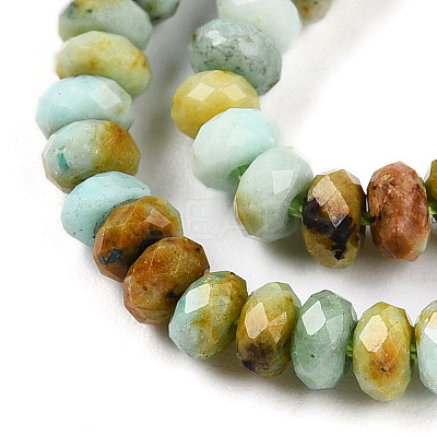 Natural Chrysoprase Beads Strands G-T141-44-1