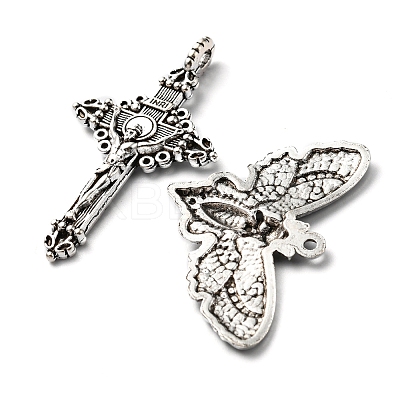 14Pcs 7 Style Tibetan Style Alloy Pendants FIND-FS0001-62-1