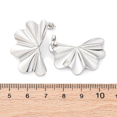 304 Stainless Steel Stud Earrings for Women EJEW-K306-10P-1