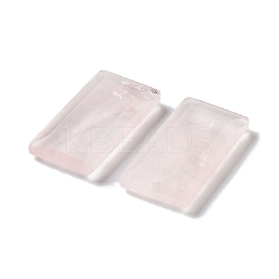 Natural Rose Quartz Pendants G-G063-01A-1