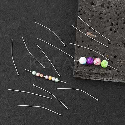 Tarnish Resistant 304 Stainless Steel Ball Head Pins STAS-K146-045-50x0.7mm-1