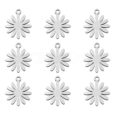 201 Stainless Steel Charms STAS-CJ0002-07-1