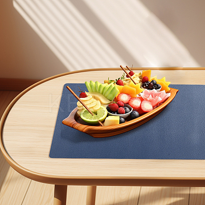 PU Leather Mouse Pad AJEW-WH20010-33D-1