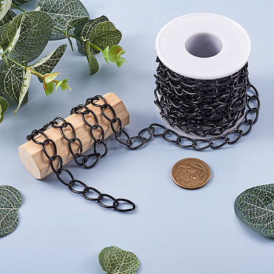 Decorative Chain Aluminium Twisted Chains Curb Chains CHA-YS0001-06-1