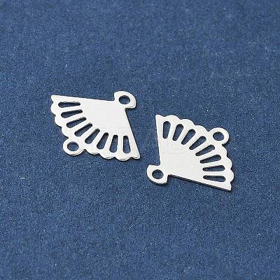 Brass Laser Cut Hollow Connector Charms KK-K277-12S-1