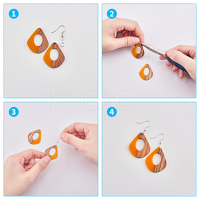 DIY Dangle Earring Making Kits DIY-OC0002-55-1