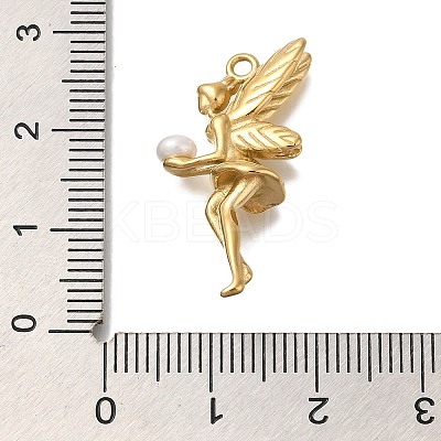 Ion Plating(IP) 304 Stainless Steel Pendants STAS-P371-016G-1