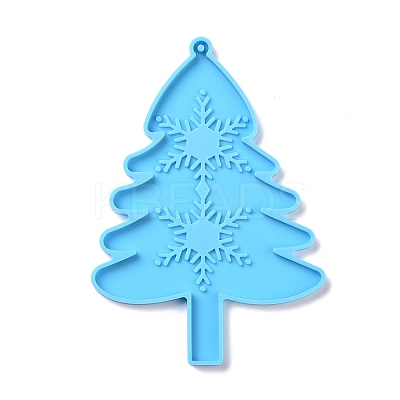 Christmas Themed Big Pendant Silicone Molds DIY-L067-C01-1