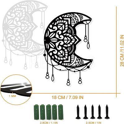 Iron Wall Art Decorations HJEW-WH0067-085-1