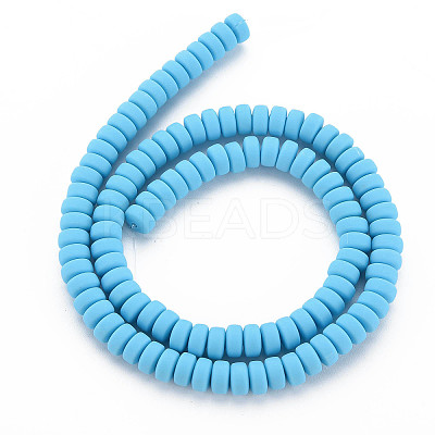Handmade Polymer Clay Beads Strands LS-CLAY-N008-95-1