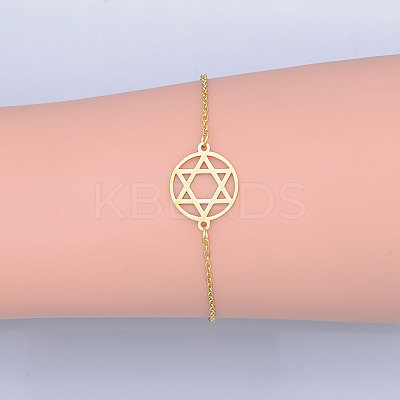 201 Stainless Steel Link Bracelets BJEW-T011-JN491-2-1
