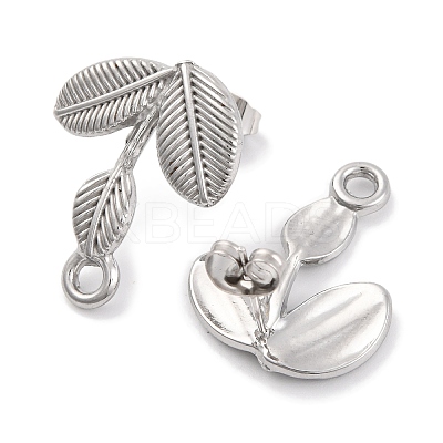 Non-Tarnish 304 Stainless Steel Studs Earring Findings EJEW-H013-16P-1