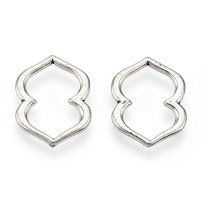 Tibetan Style Alloy Linking Rings PALLOY-T075-213AS-1