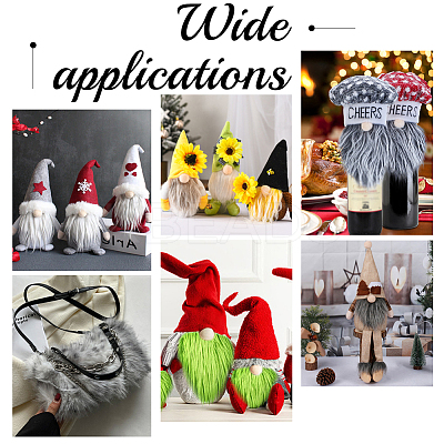 Artificial Wool Fabric for Christmas BJEW-WH0515-12C-1