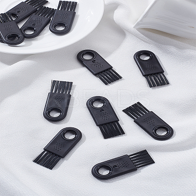 12Pcs Plastic Razor Trimmer Shaver Cleaning Brush TOOL-LP0001-13-1